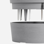 Boum Pflanztopf 15L grau mit innovativem Dochtsystem