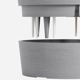 Boum Pflanztopf 15L grau mit innovativem Dochtsystem