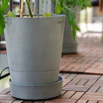 Boum Pflanztopf 15L grau mit innovativem Dochtsystem