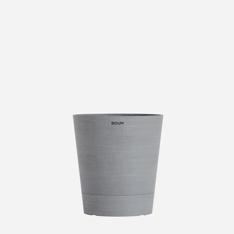Boum Pflanztopf 15L Pro grau mit innovativem Dochtsystem