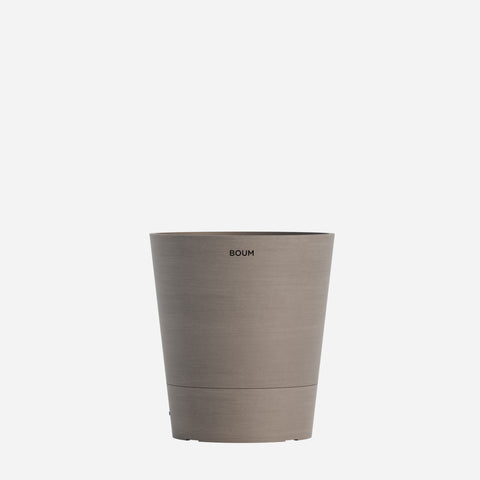 Boum Pflanztopf 15L Pro taupe mit innovativem Dochtsystem