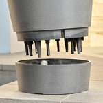 Boum Pflanztopf 15L Pro taupe mit innovativem Dochtsystem