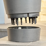 Boum Pflanztopf 15L Pro taupe mit innovativem Dochtsystem