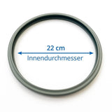 Silikondichtring Ø22 Dicke 1,4 cm für Schnellkochtopf