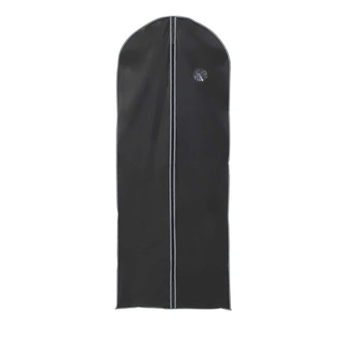 Kleiderschutzhülle 100 x 60 cm, schwarz/grau