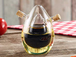 2 in1-Essig und Öl-Spender aus Glas