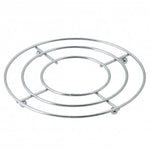 Küchenhelfer-Set, 4-Teilig aus Stahldraht - Obstkorb, Besteckkorb,  Untersetzer & Küchenrollenhalter
