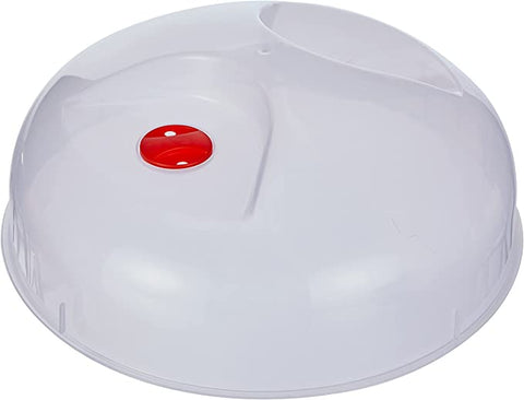 Mikrowellenabdeckhaube 24,5 cm BPA-frei mit rotem Ventil