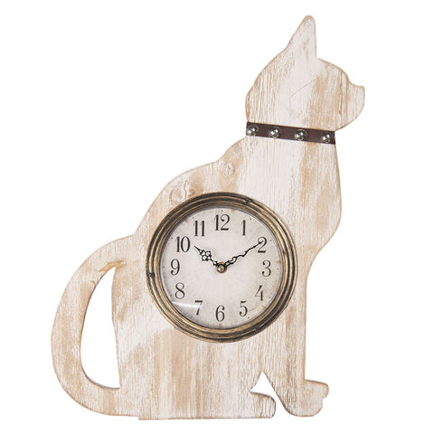 Wanduhr Katze  37x4x48 cm