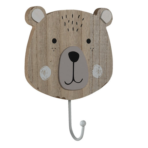 Wandhaken Bär 1 Haken 13x4x18 cm
