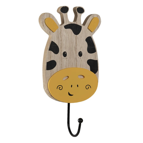 Wandhaken Giraffe 1 Haken 11x4x24 cm aus Holz