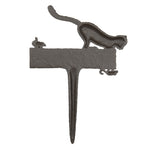 Gartenstecker Katze Eisen 22x1x31 cm