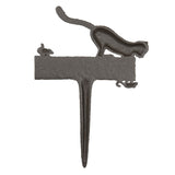 Gartenstecker Katze Eisen 22x1x31 cm