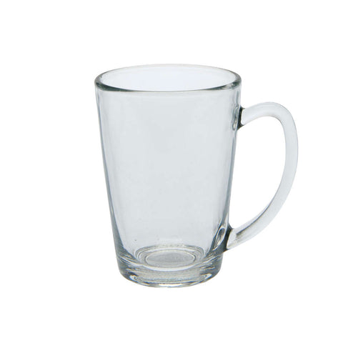 Teeglas 325 ml mit Henkel klar