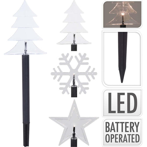 Dekoration Bodenlampe XMAS Design mit 5 LED