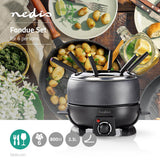 Fondue-Set für 6 Personen 2,3 L - Discountmaxx