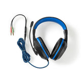 Gaming Combo Kit 3 in 1 Headset, Maus und Mousepad Rechtshändig Schwarz/Blau