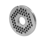 WOLFCUT - Fleischwolfscheibensatz 3 mm + 6 mm + 8mm Bohrung und ein Kreuzmesser kompatibel mit allen gängigen Fleischwolf Marken Größe H82 Werkzeugstahl