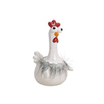 Deko-Huhn aus Keramik in 2 verschiedenen Farben erhältlich