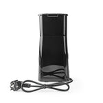 Eine-Tasse-Kaffeemaschine mit doppelwandigem Reisebecher 0,42 l Schwarz
