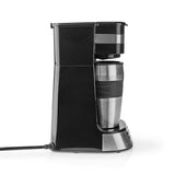 Kaffeemaschine für ein Tasse mit Doppelwandiger Reisebecher 0,42 l Timer