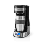 Kaffeemaschine für eine Tasse - doppelwandiger Reisebecher 0,42 l Timer
