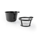 Kaffeemaschine für eine Tasse - doppelwandiger Reisebecher 0,42 l Timer