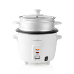 Reiskocher 0.6 l | 300 W | Aluminium-Dampfer | Antihaft-Beschichtung | Herausnehmbare Schüssel | Automatische Abschaltung