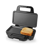 Sandwichmaker 900 W | 26.8 x 14.5 cm | Automatischer Temperaturkontrolle | Aluminium / Kunststoff