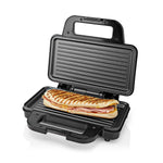 Sandwichmaker 900 W | 26.8 x 14.5 cm | Automatischer Temperaturkontrolle | Aluminium / Kunststoff