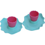 Bunte Eierbecher im Spiegeleidesign 2 Stück - Discountmaxx