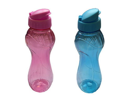 Trink- und Sportflasche 700 ml BPA Frei pink und blau - Discountmaxx