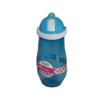 Chico Wasserflasche mit Strohhalm in 2 Farben 400 ml. - Discountmaxx