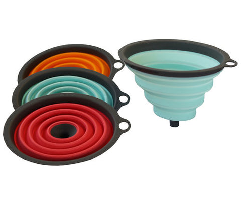 Klappbare Trichter aus Silikon 12 cm für Haushalt, Küche - Discountmaxx