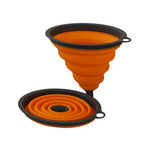 Klappbare Trichter aus Silikon 12 cm für Haushalt, Küche - Discountmaxx