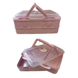 Stapelbare Kuchen und Gebäck Transportbox aus Kunststoff in 4 verchiedenen Farben