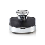 Analoge Personenwaage Retro-Design Bis 160 kg Edelstahloptik - Discountmaxx
