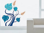 Wand-Tattoo "Blue Tree" 120 cm hoch