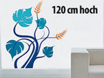Wand-Tattoo "Blue Tree" 120 cm hoch