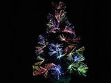 LED-Weihnachtsbaum mit Glasfaser-Farbwechsler - Discountmaxx