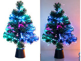 LED-Weihnachtsbaum mit Glasfaser-Farbwechsler - Discountmaxx