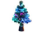 LED-Weihnachtsbaum mit Glasfaser-Farbwechsler - Discountmaxx