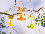 Deko-Häschen auf Frühlingsschaukel, 3er-Set