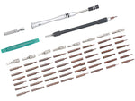 62-tlg. Profi-Schraubendreher-Bit-Set für Elektronik & Feinmechanik