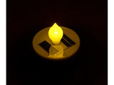 4er-Set Solar-LED-Teelichter mit Dämmerungs-Sensor, IP44, weiß