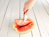 2in1-Wassermelonenschneider und Servierzange aus rostfreiem Edelstahl